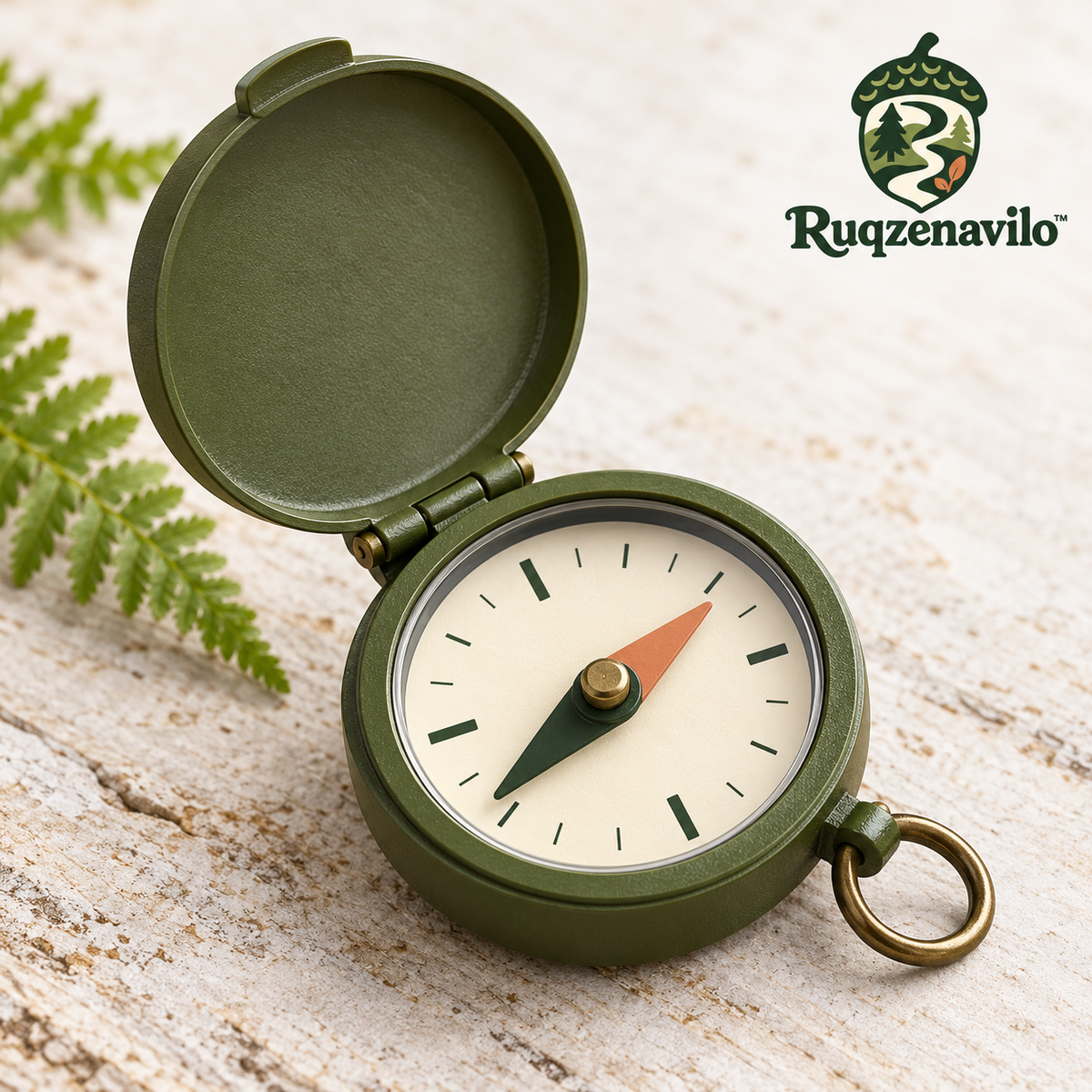 Forest Trail Pocket Compass – image 1