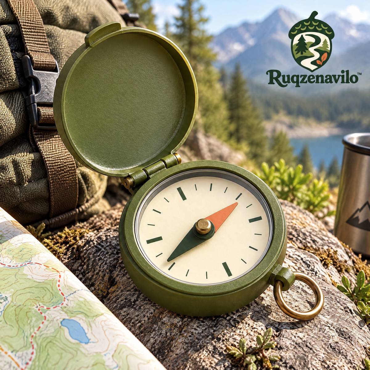 Forest Trail Pocket Compass – image 2