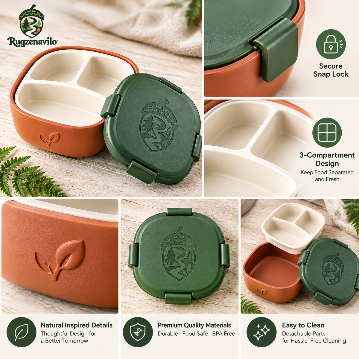 Campfire Trail Divided Snack Box – image 3